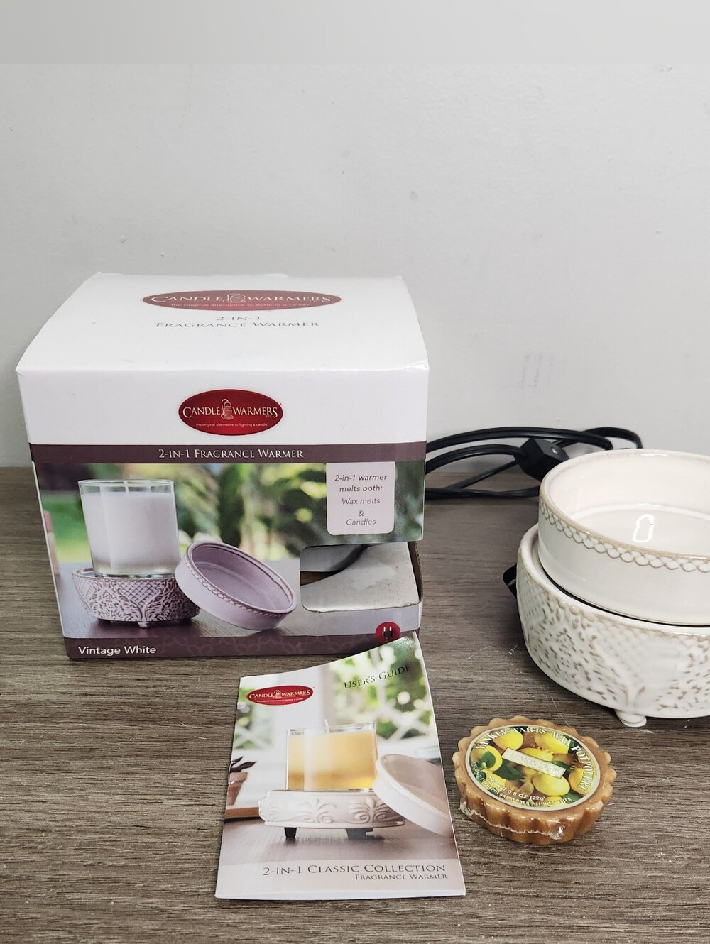 CANDLE WARMERS 2-in-1 Candle & Wax Melt